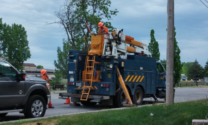 Une demi-journée sans électricité