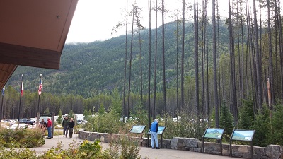 Le visitor center de Glacier