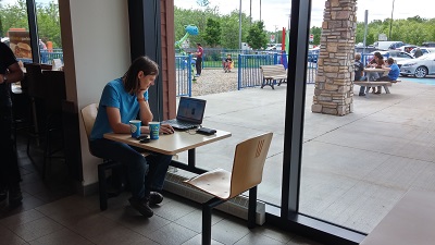 Votre serviteur en pleine planification