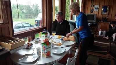 P'tit déj à Saint-Irénée