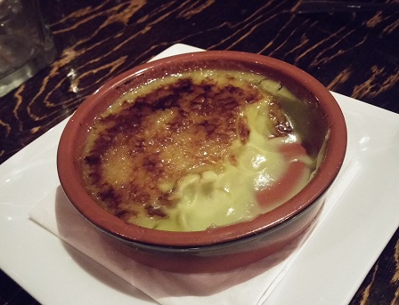 Crème brûlée à l'avocat