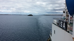 Le chateau déjà loin