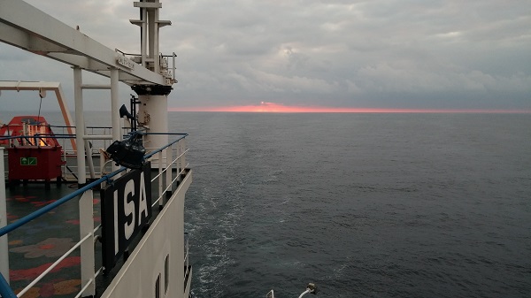 Lever de soleil sur Isa